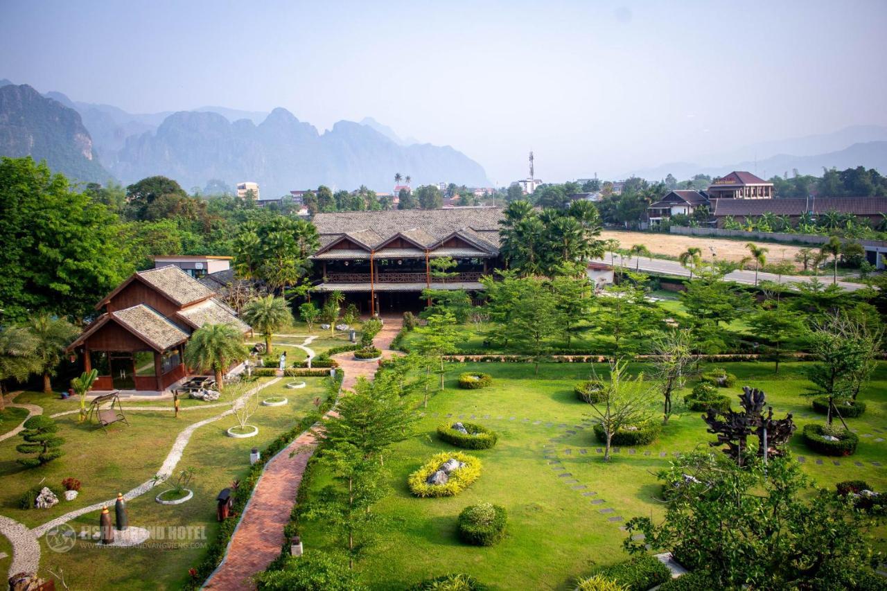Lisha Garden Resort Hotel Vang Vieng Exterior photo